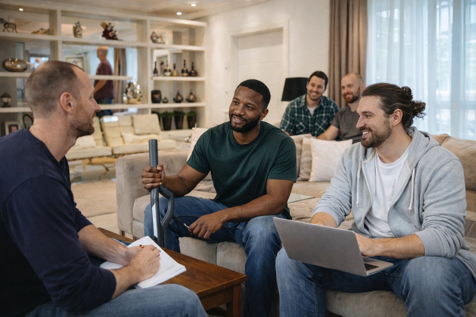 Supportive community living environment for adults in recovery in Fresno, California