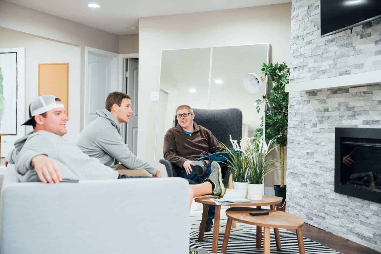 Resident at BrightPath Sober Living in Fresno, CA practicing responsibility and following structured routines in recovery